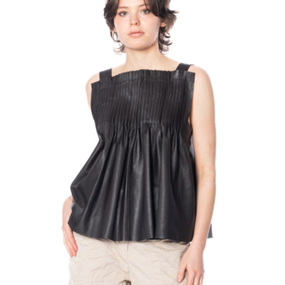 ANNETTE GÖRTZ, LEATHER TOP ALO 8